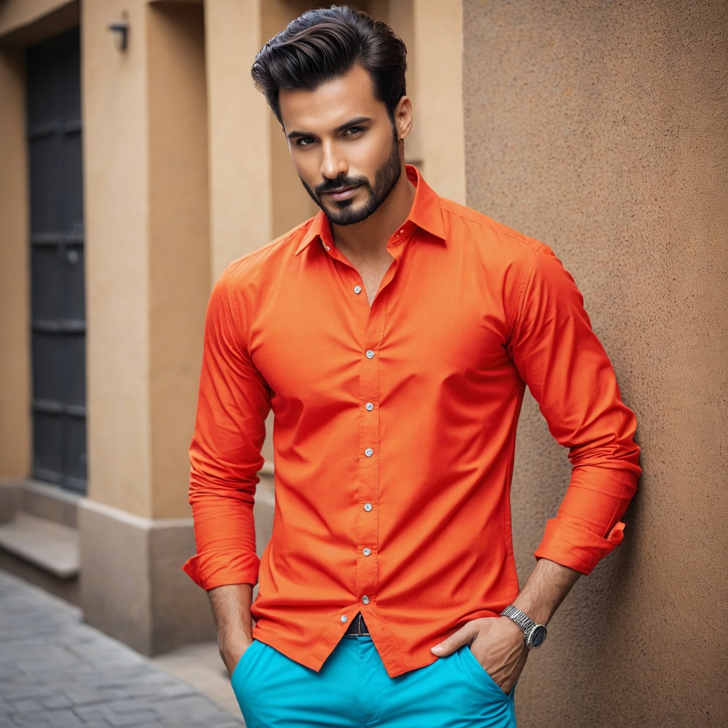 vibrant colored shirts