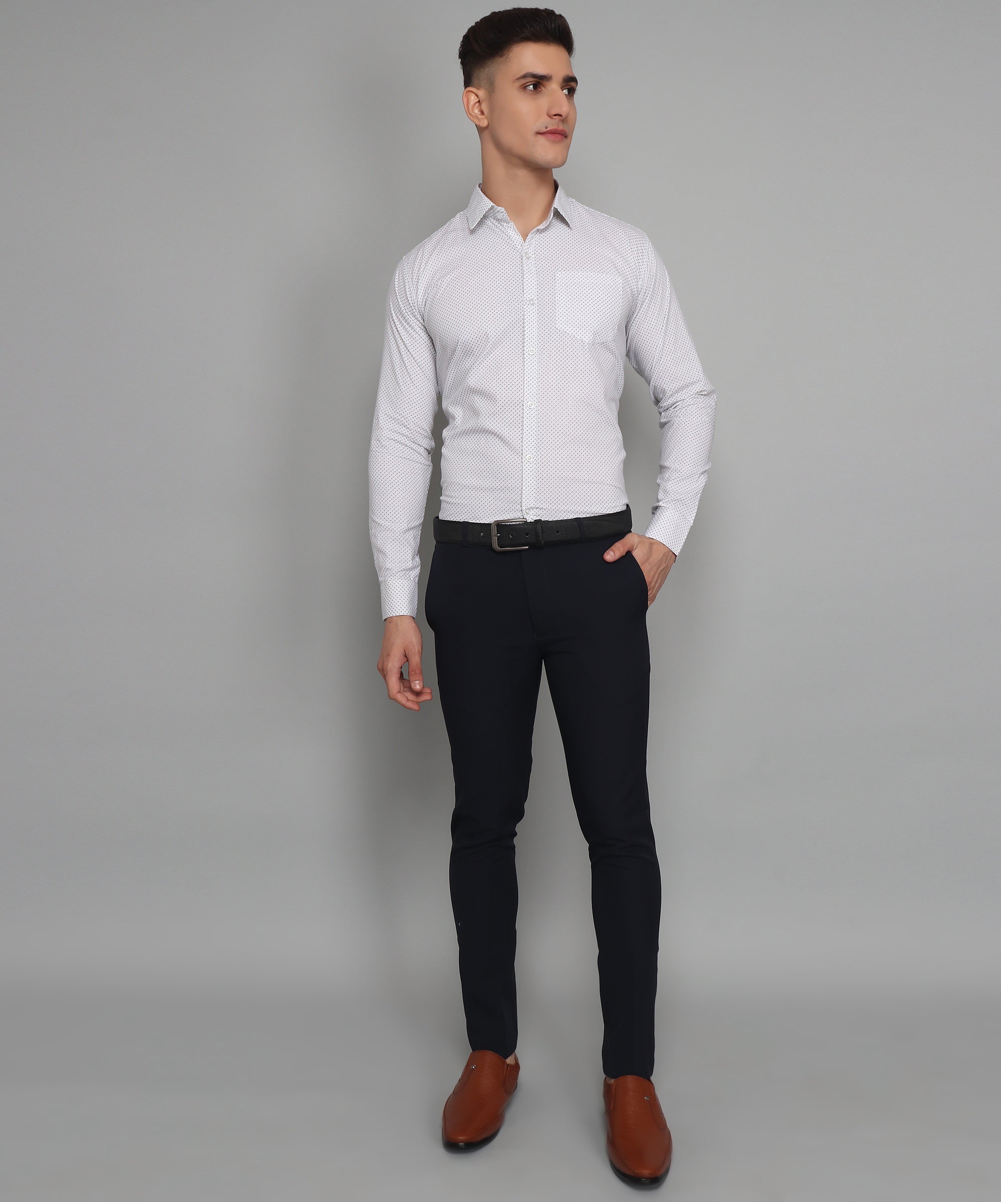 Crafted Comfort: The Allure of Densely Woven Cotton Fabric Shirts
