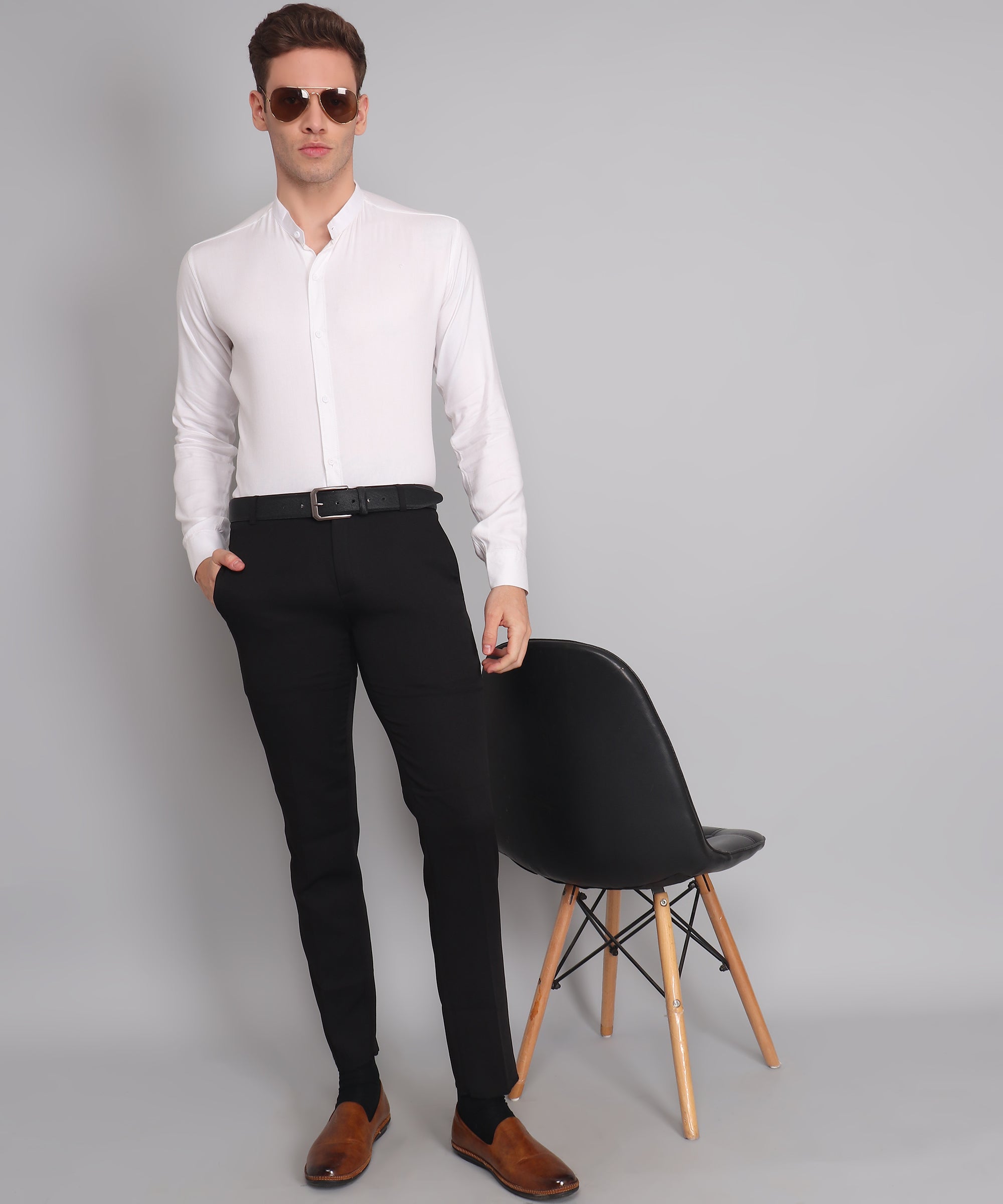 Crisp Elegance: The Timeless Allure of the Formal White Cotton Shirt for Men