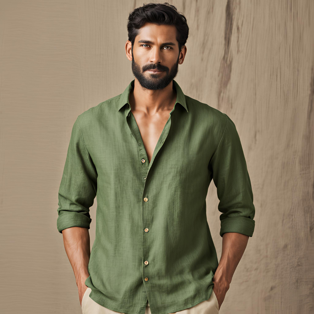 organic linen shirts