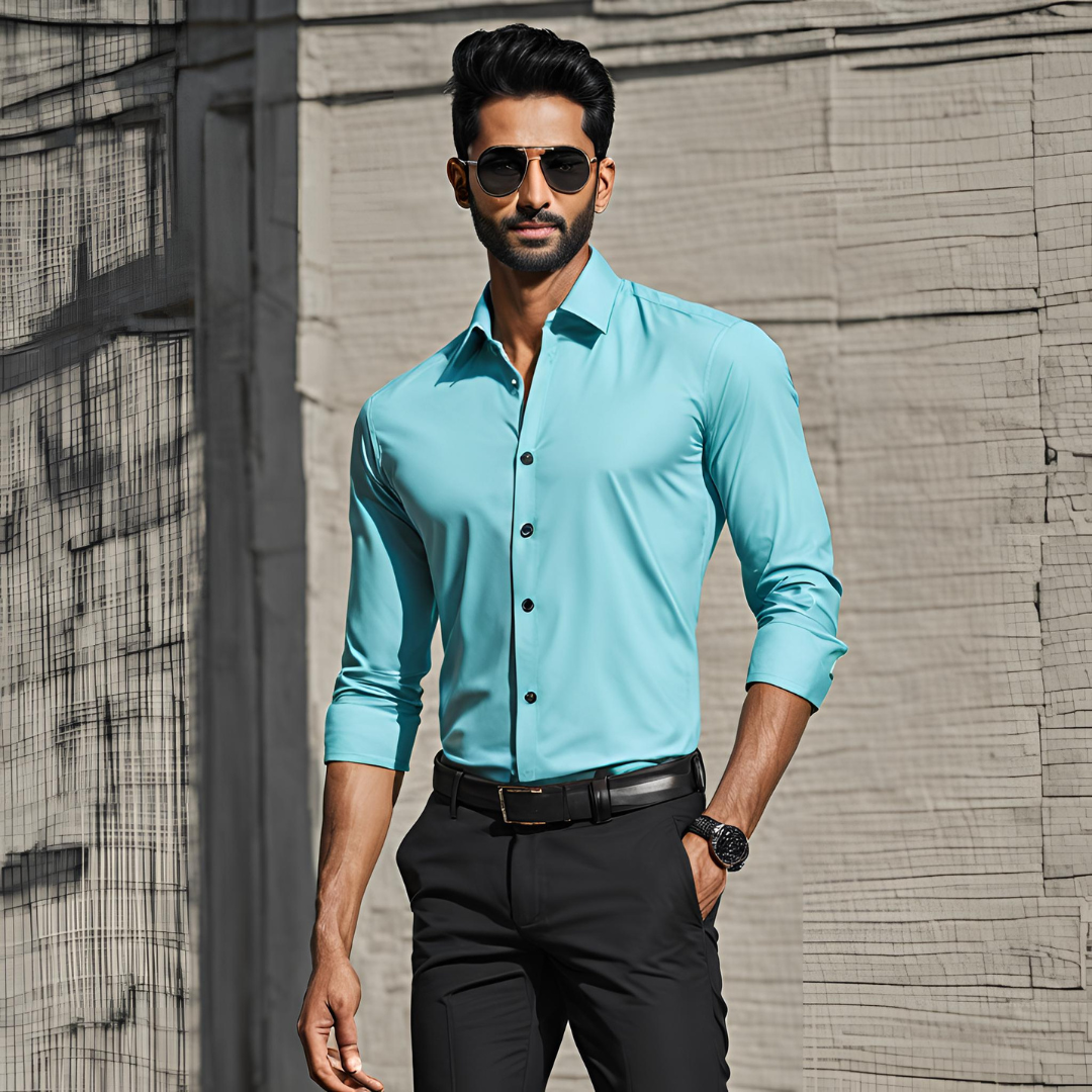 slim fit button up shirts