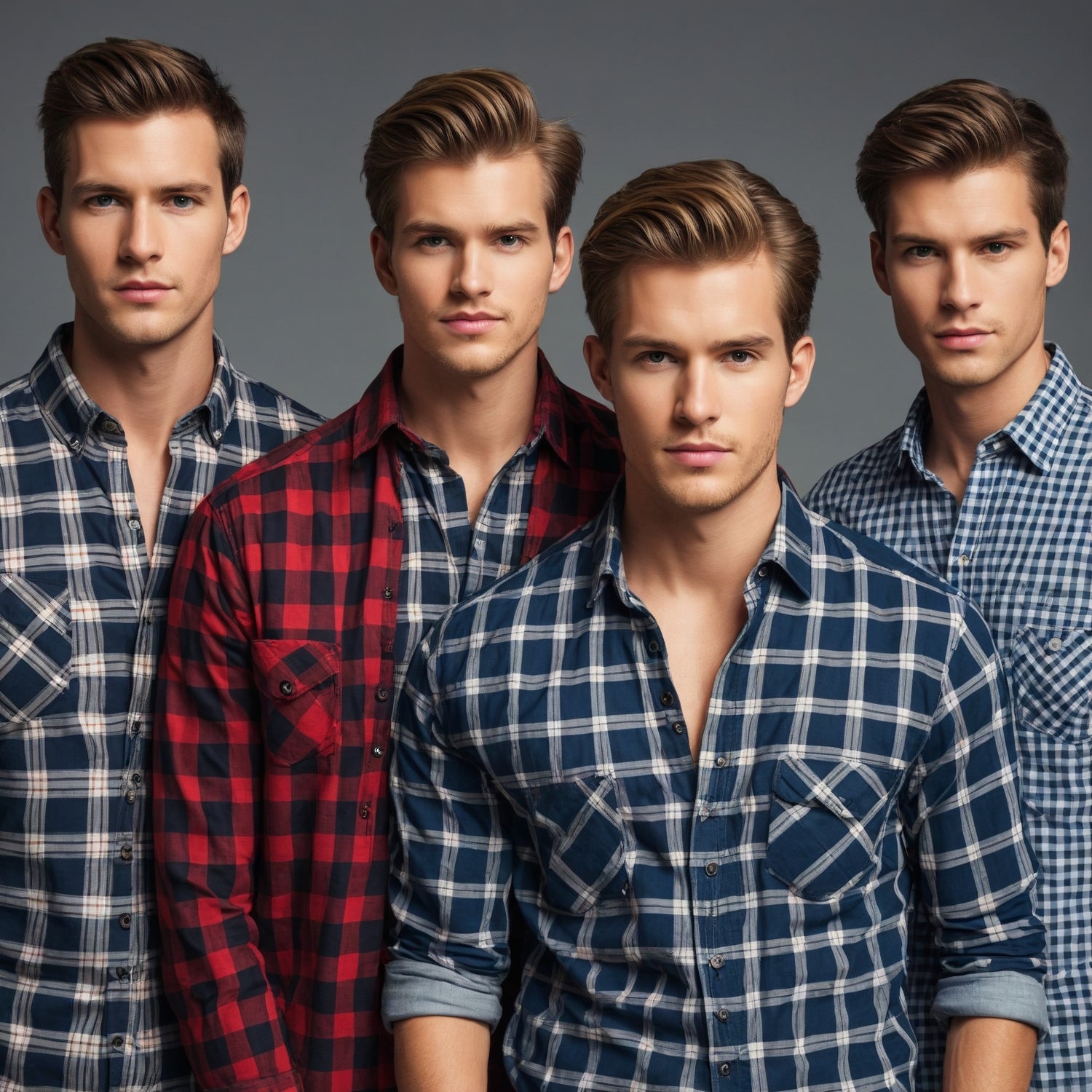 Lightweight plaid shirts for summer