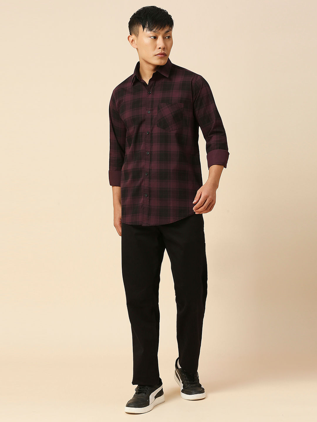 Blissful Checked Men's Shirt