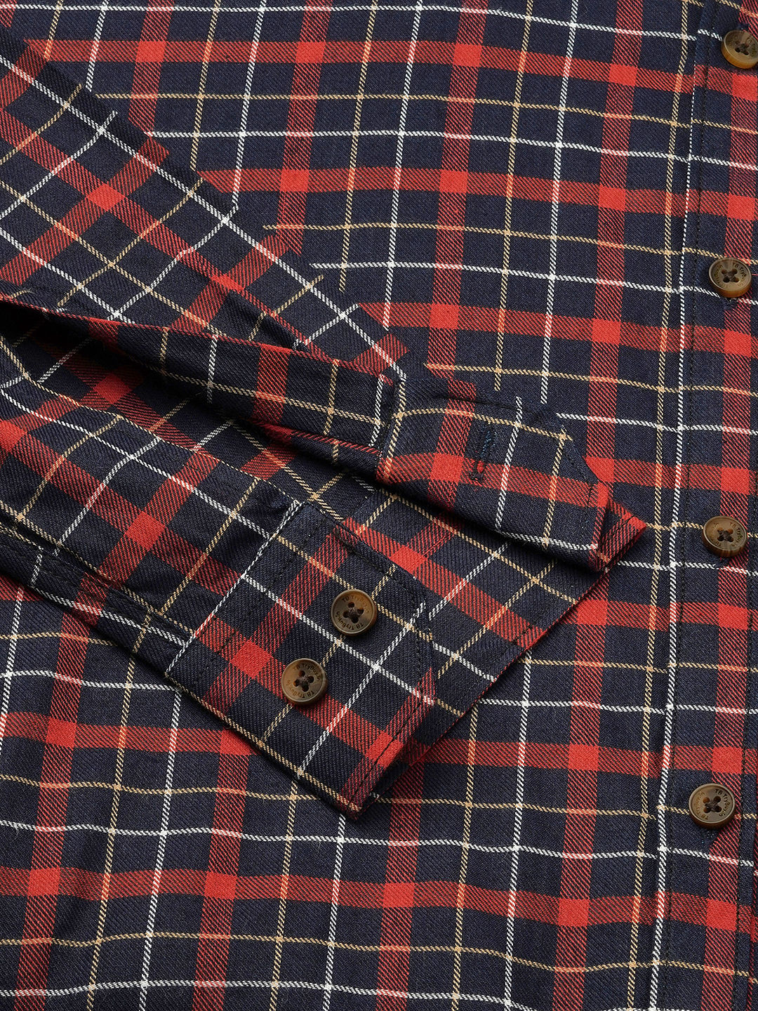 Marked Checked Men's Shirt