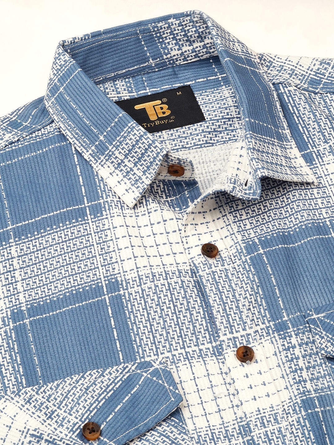 Amalfi Checked Double Pocket Shirt for Men