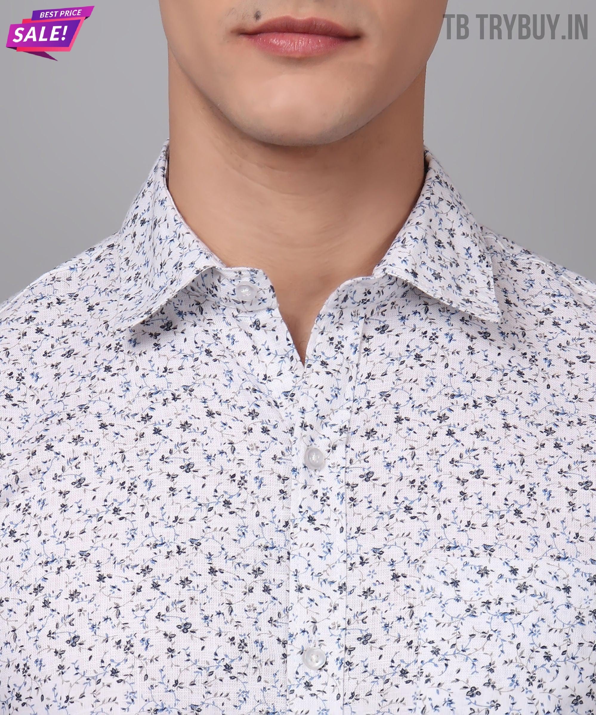 a close up of a person wearing a shirt