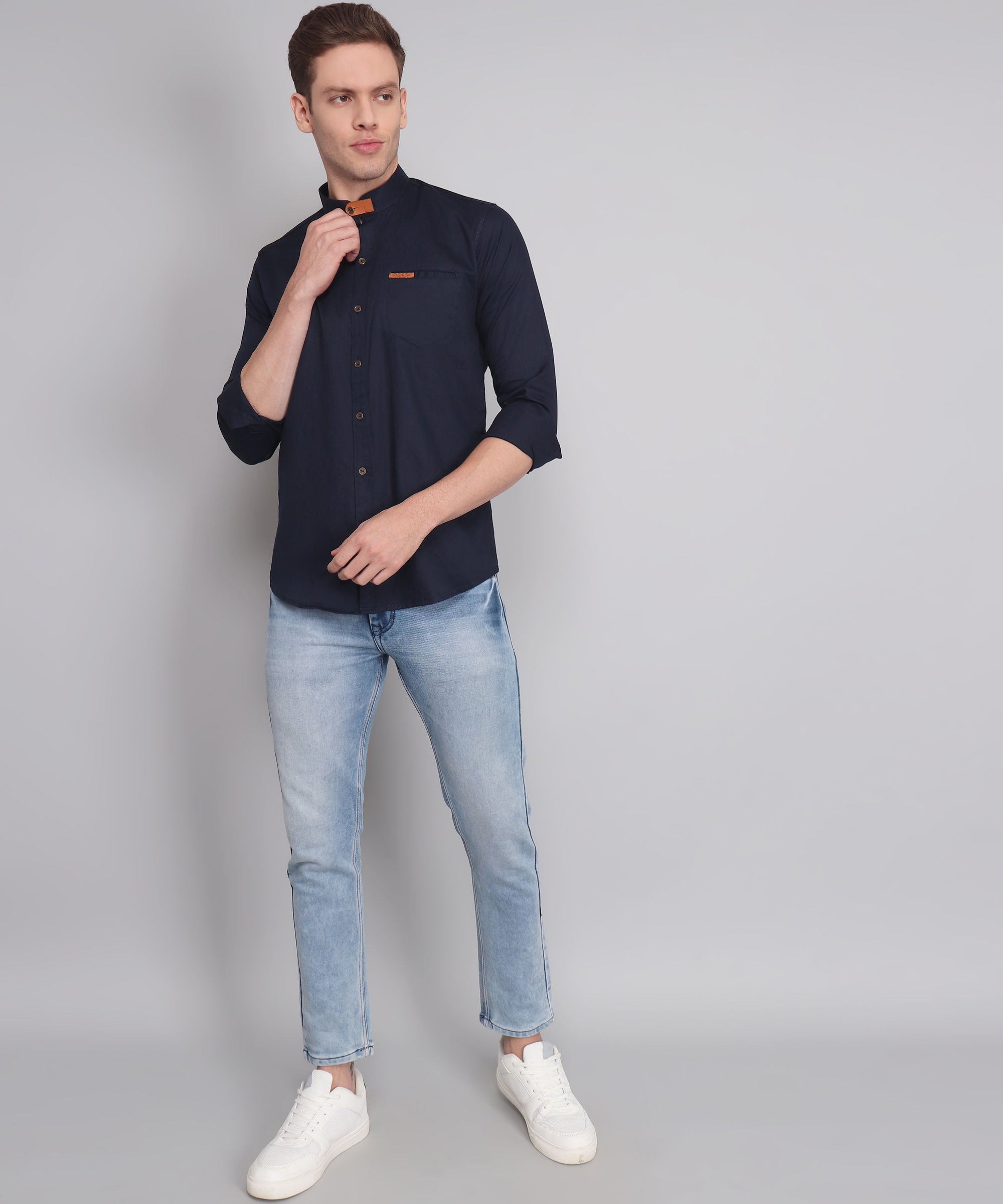 Navy Blue Shirt