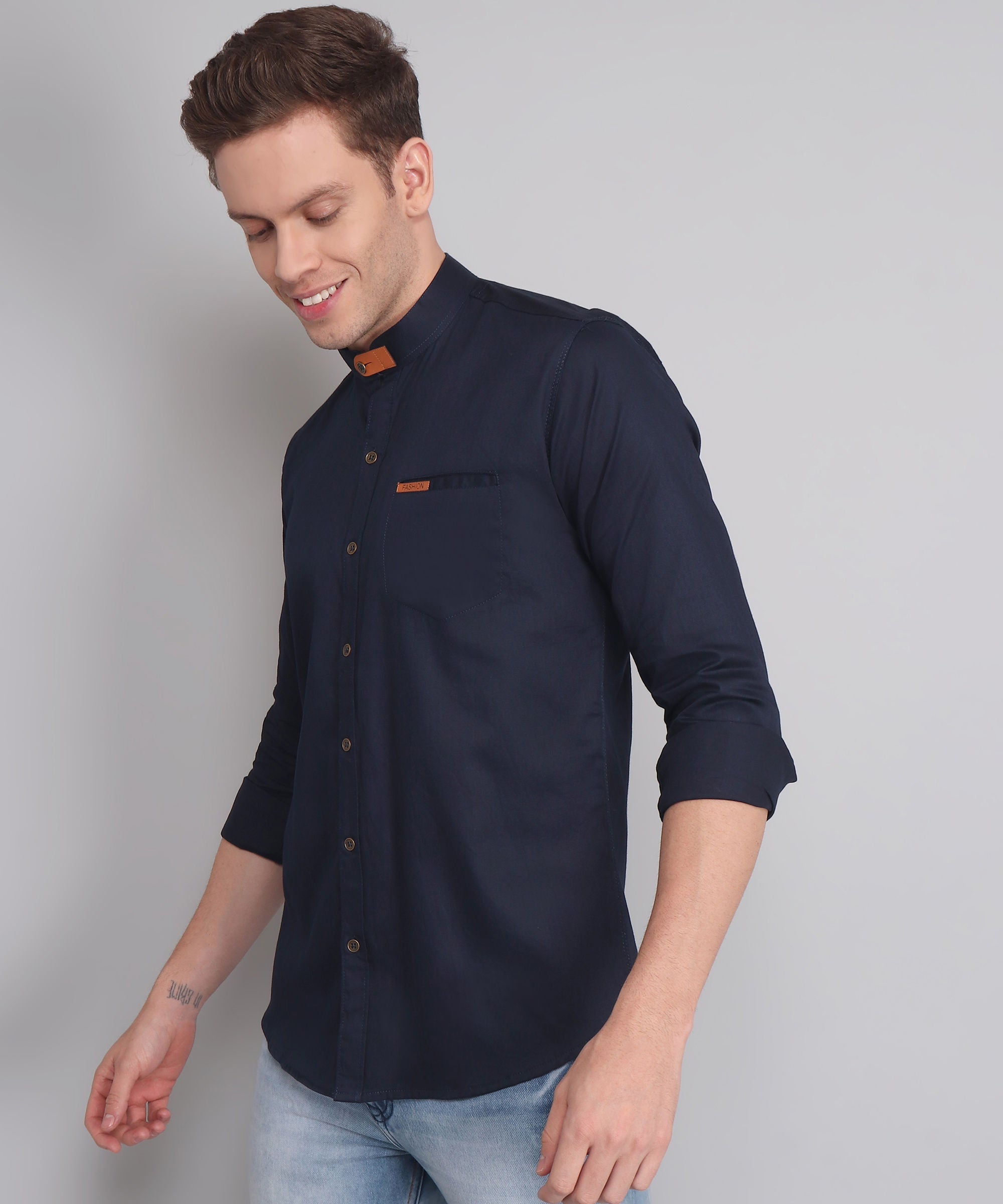 Navy Blue Shirt