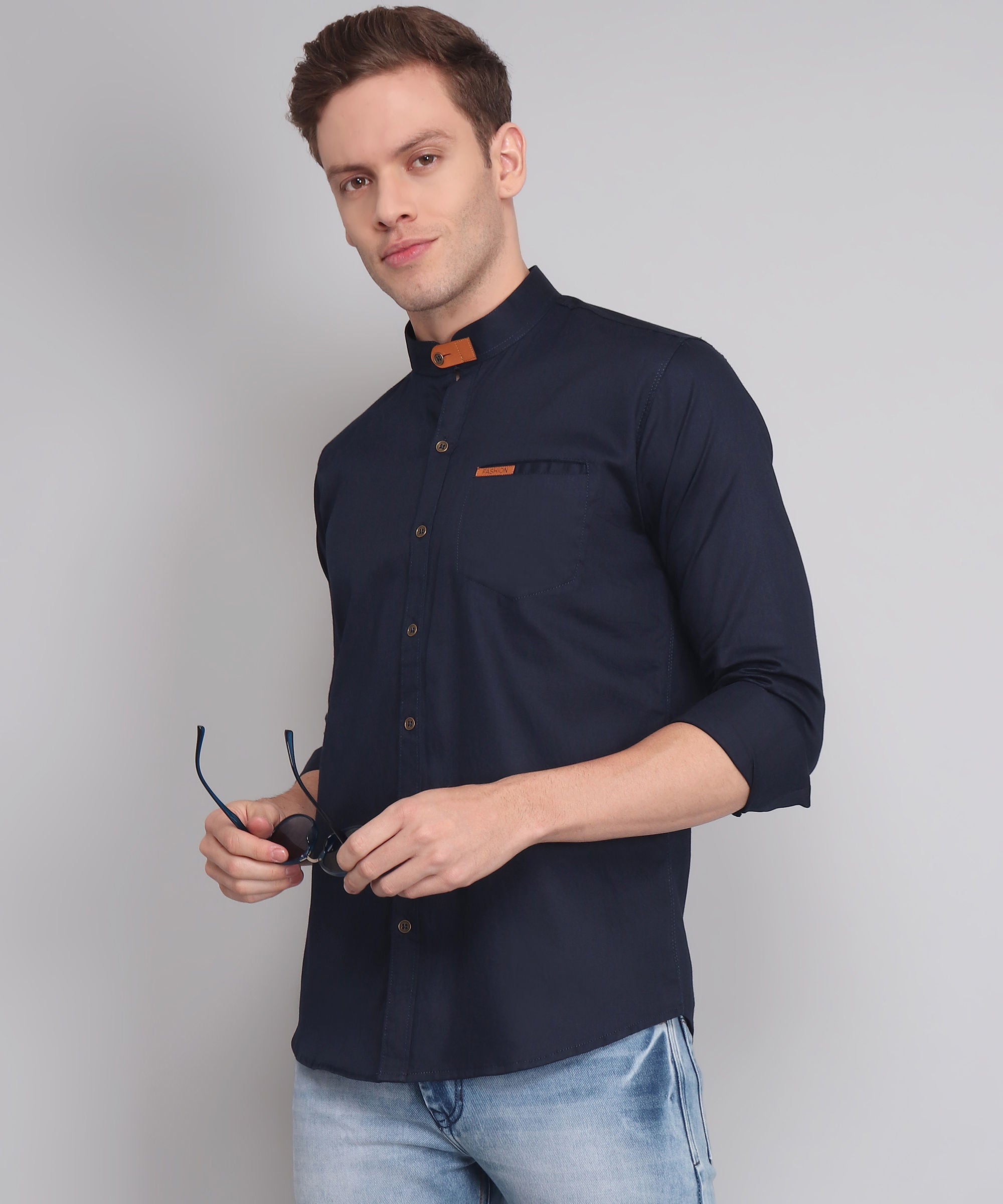 Navy Blue Shirt