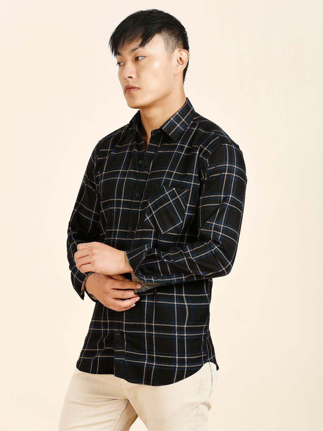 Modern Checked Men's Shirt