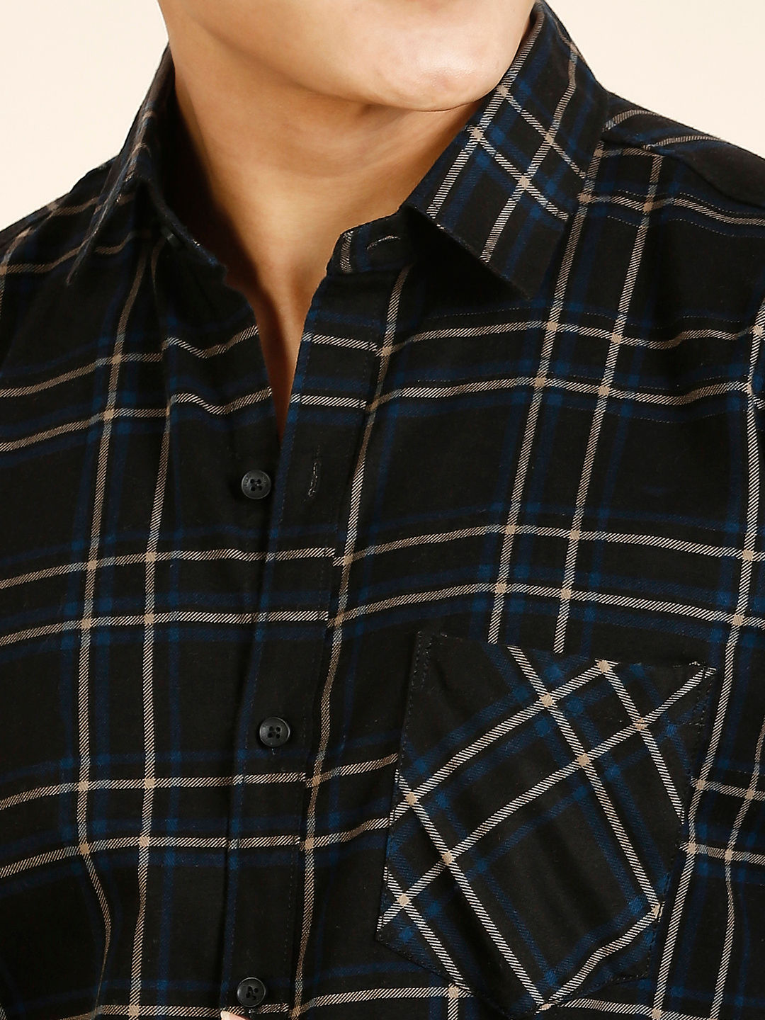 Modern Checked Men's Shirt