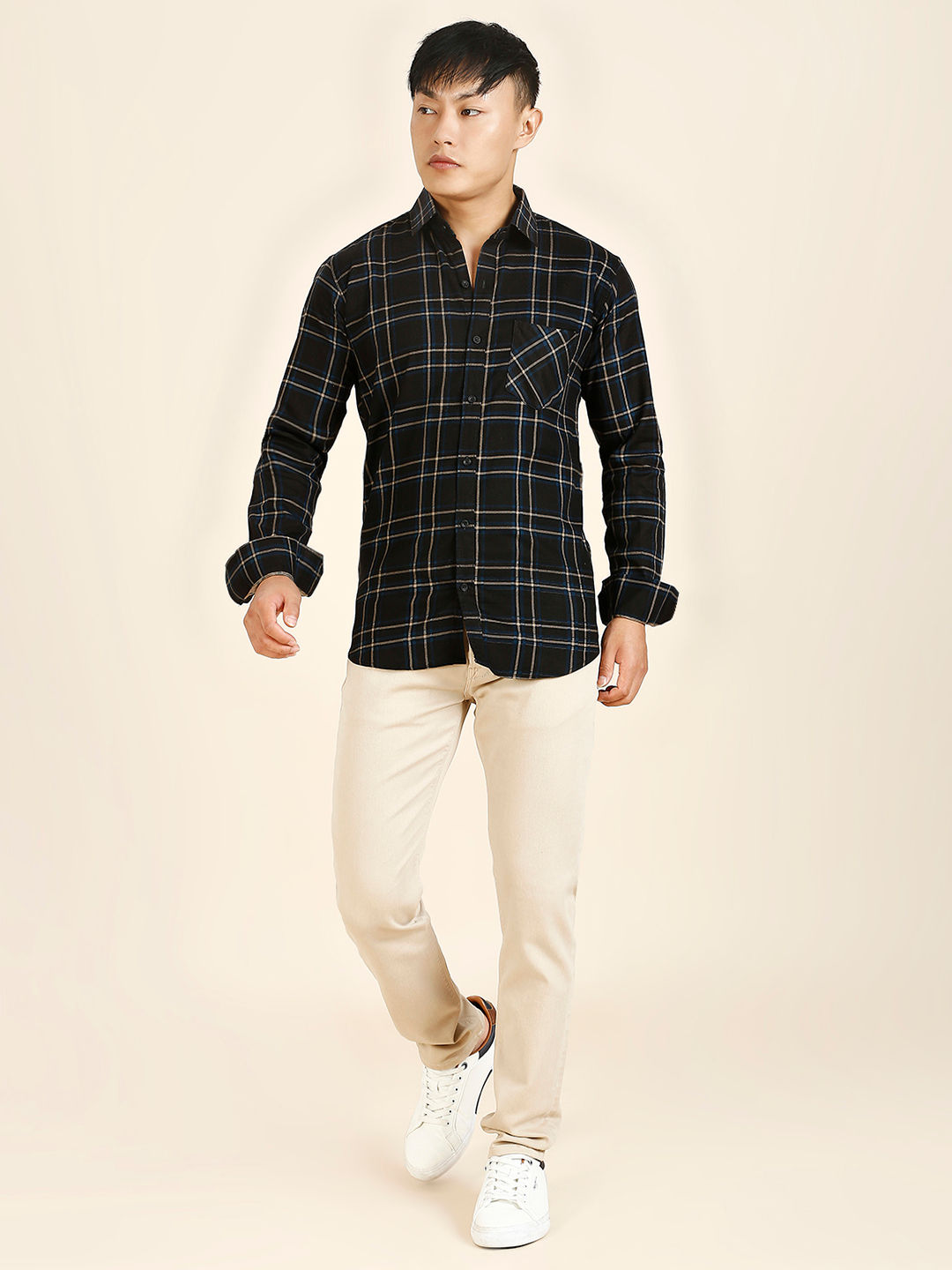 Modern Checked Men's Shirt