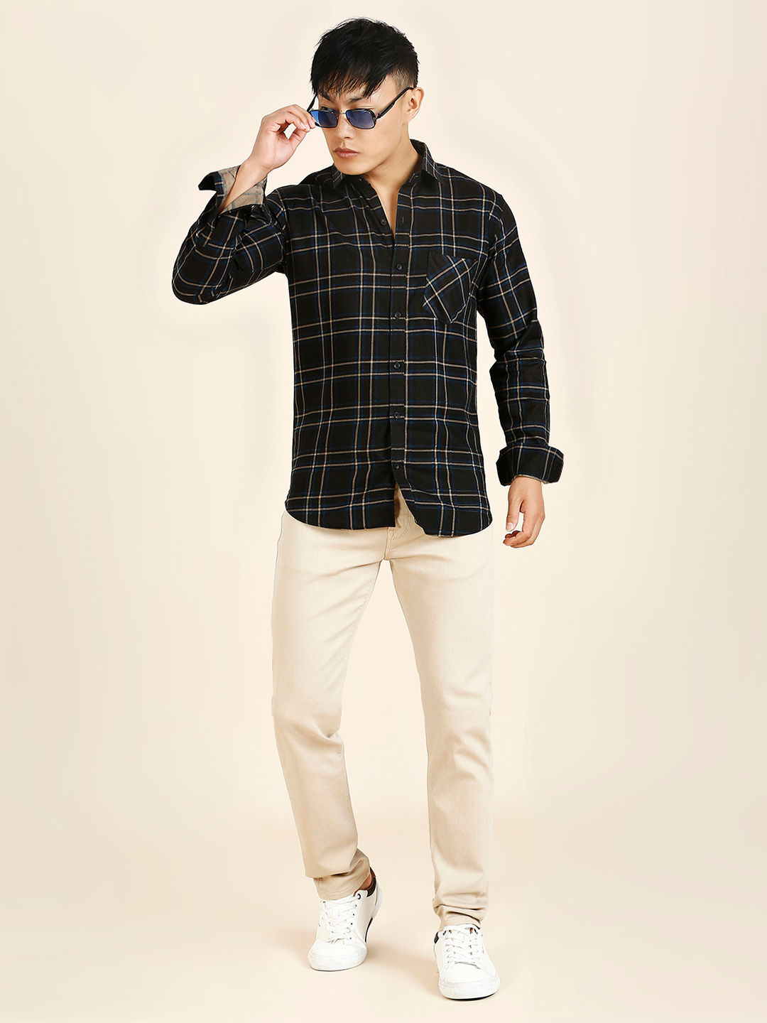 Modern Checked Men's Shirt