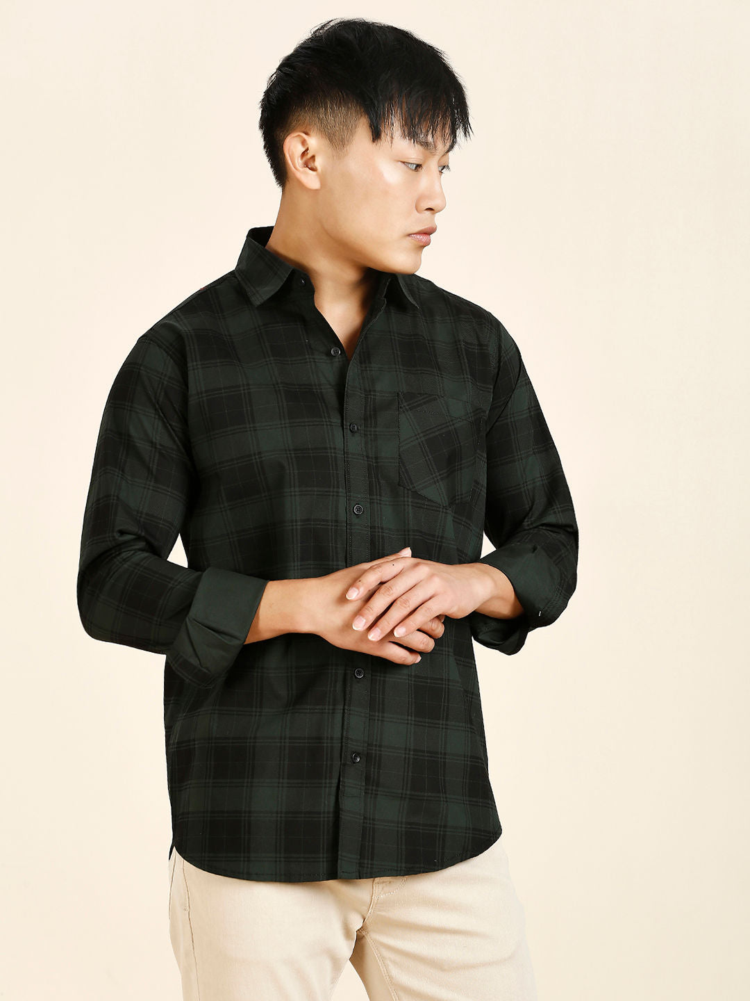 Serene Checked Men's Shirt