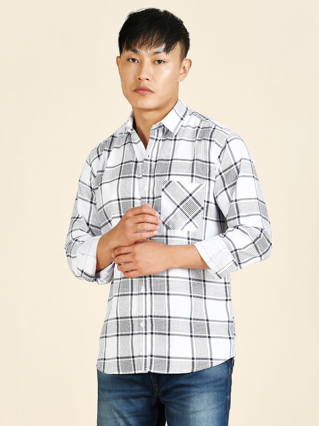 Vintage Checked Men's Shirt