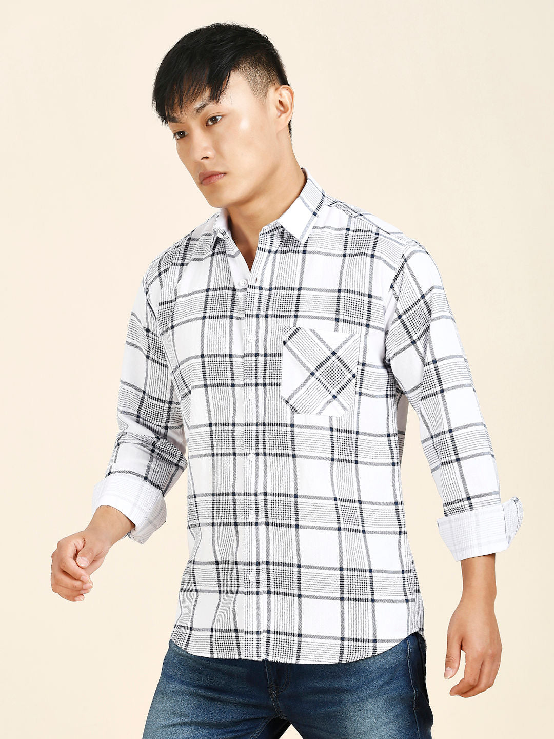 Vintage Checked Men's Shirt