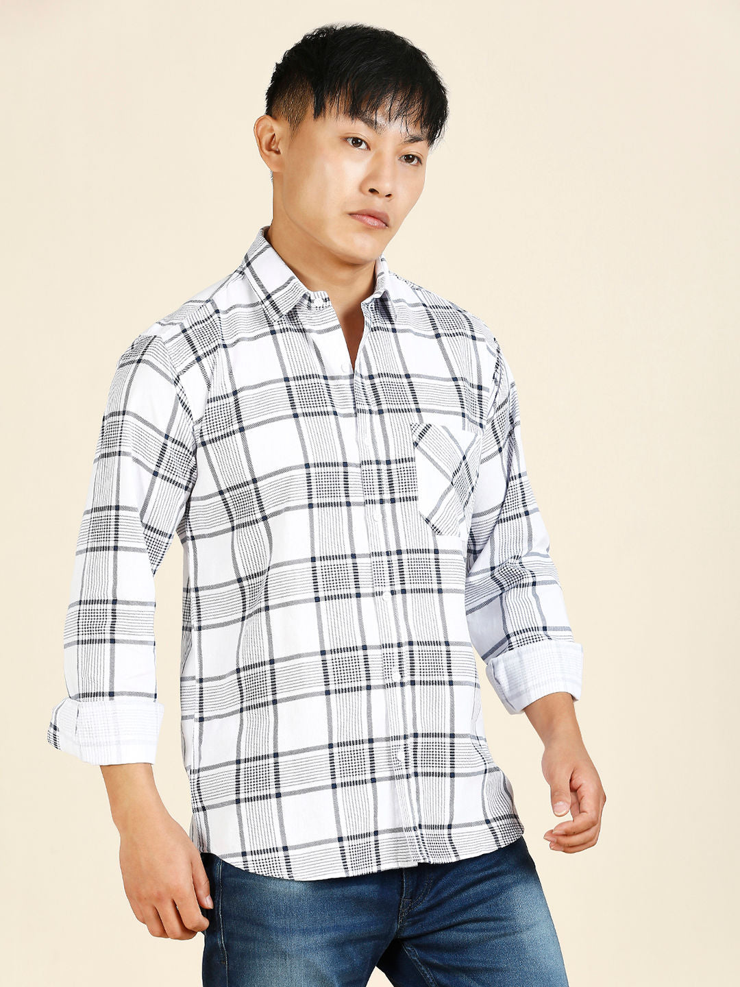 Vintage Checked Men's Shirt