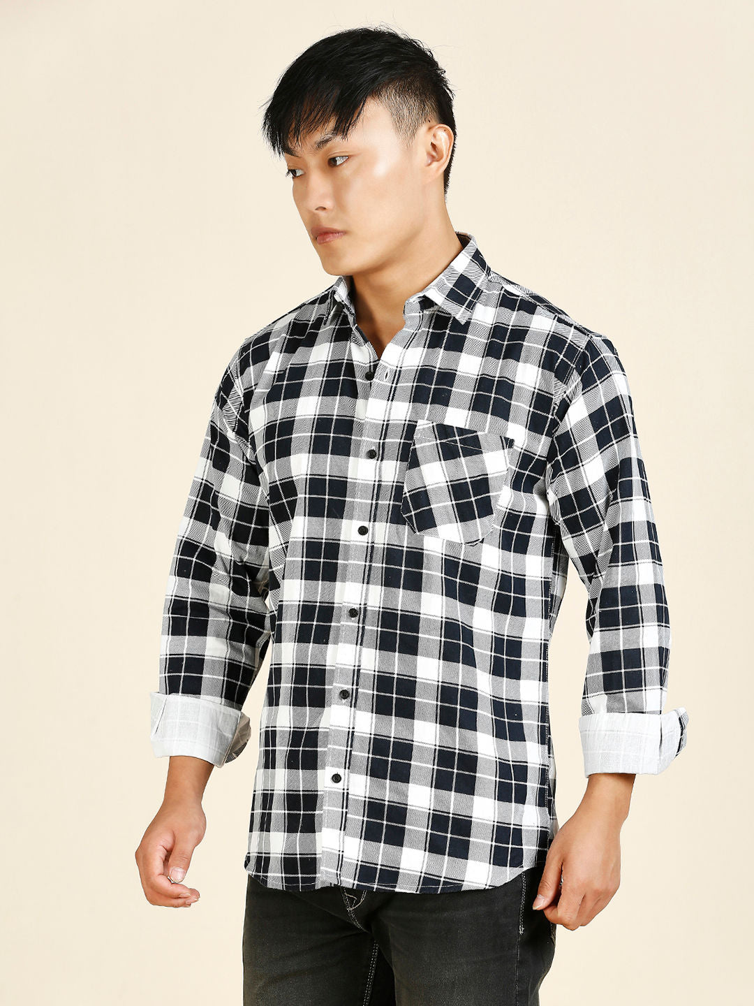 Breezy Checked Men's Shirt