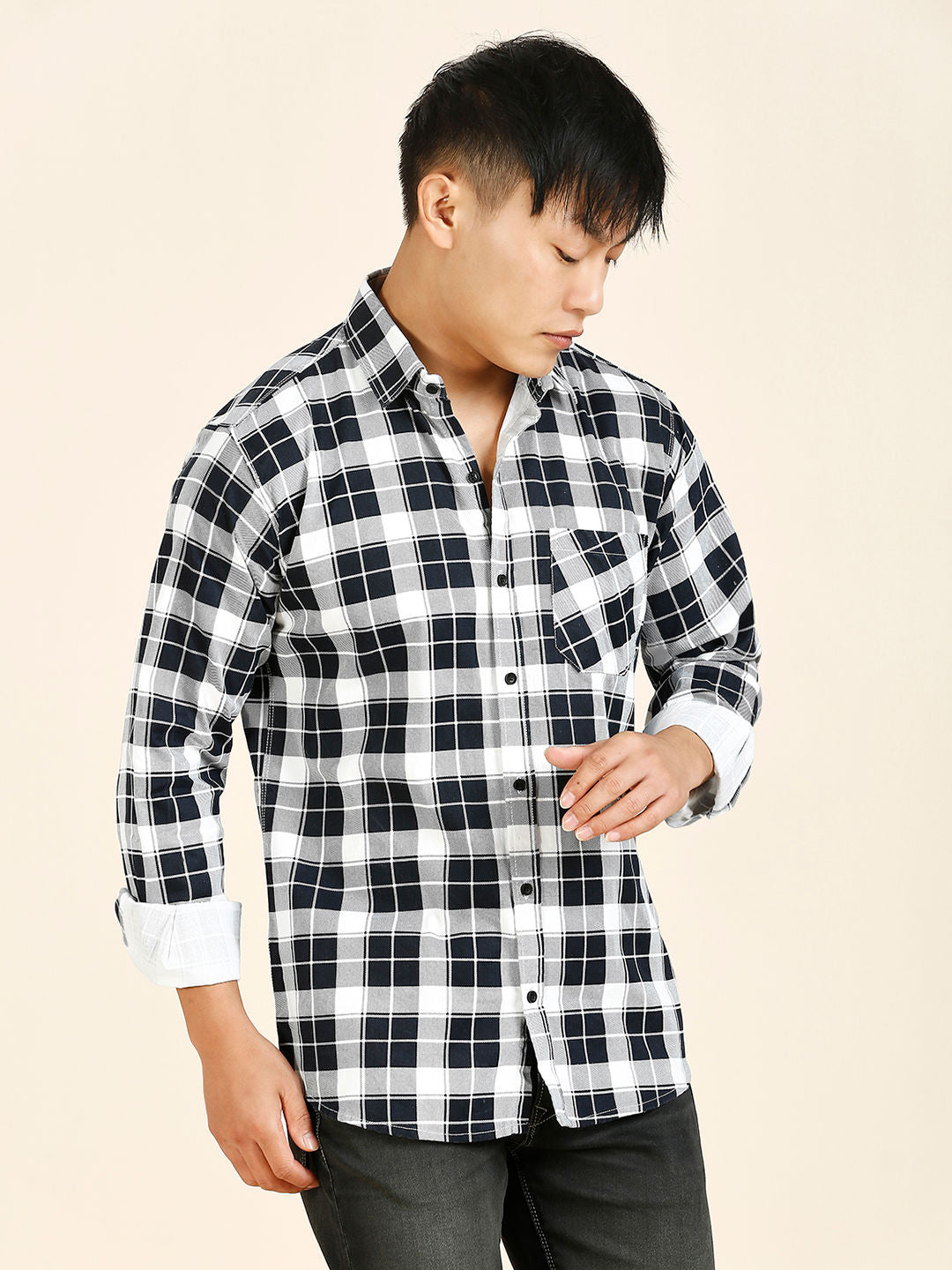 Breezy Checked Men's Shirt