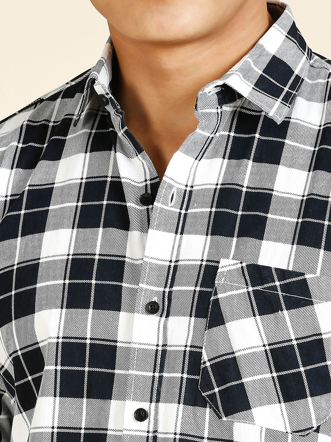 Breezy Checked Men's Shirt