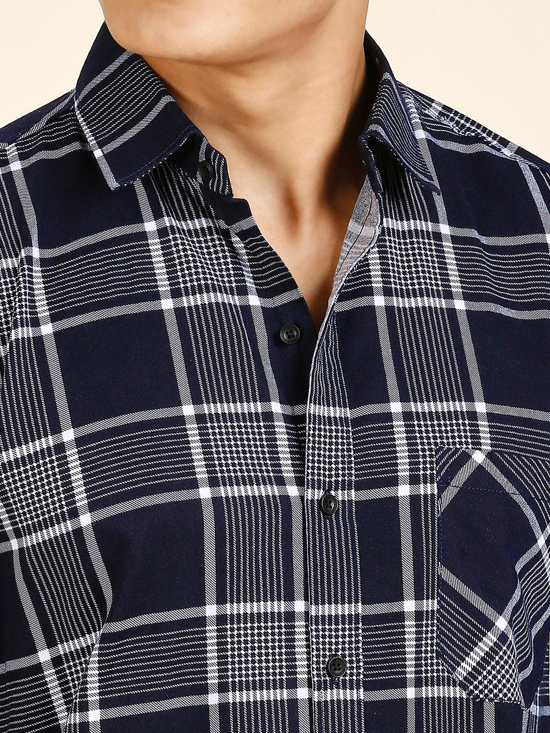 Earthy Checked Men's Shirt