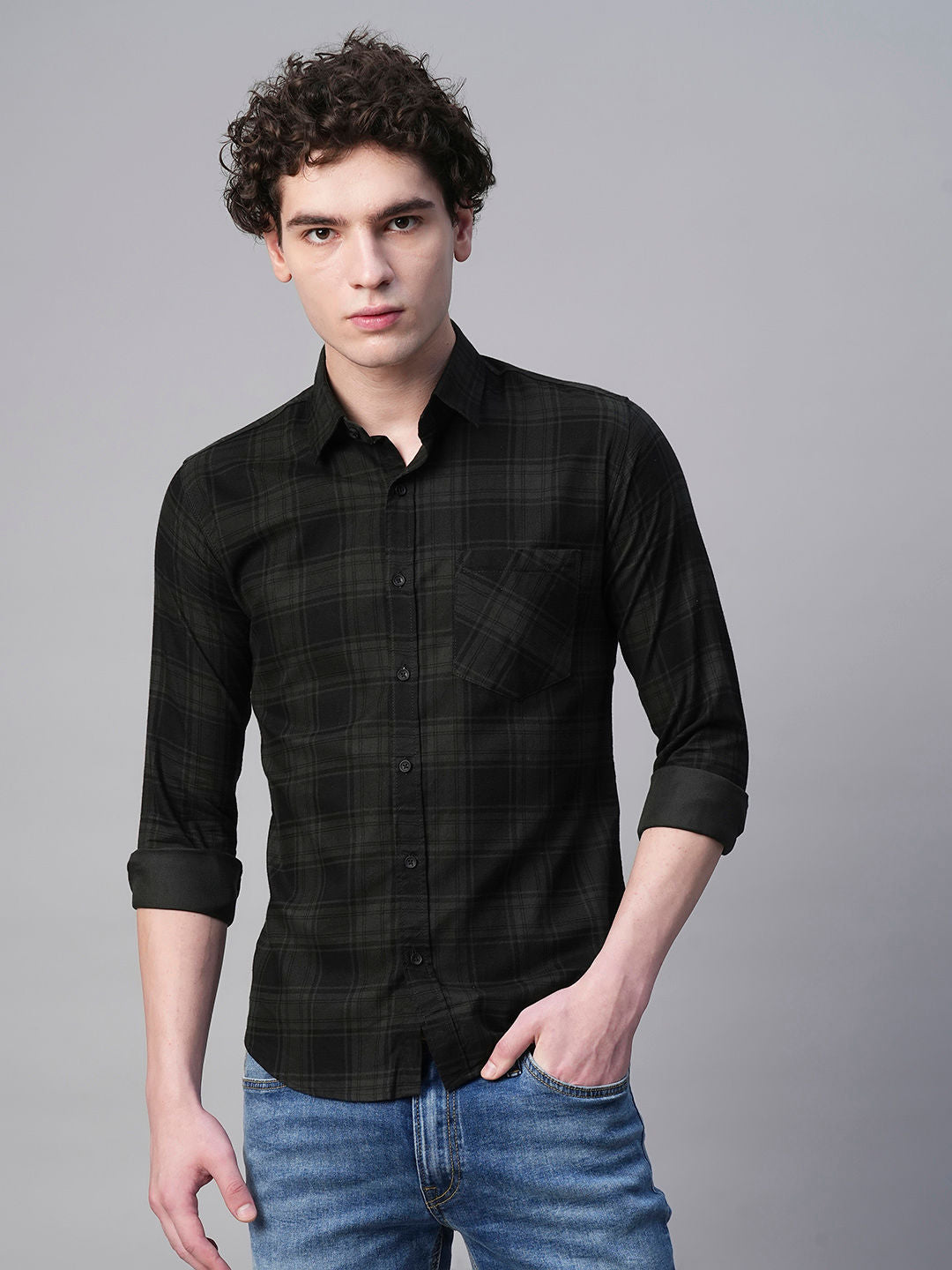 Dijon Checked Shirt for Men