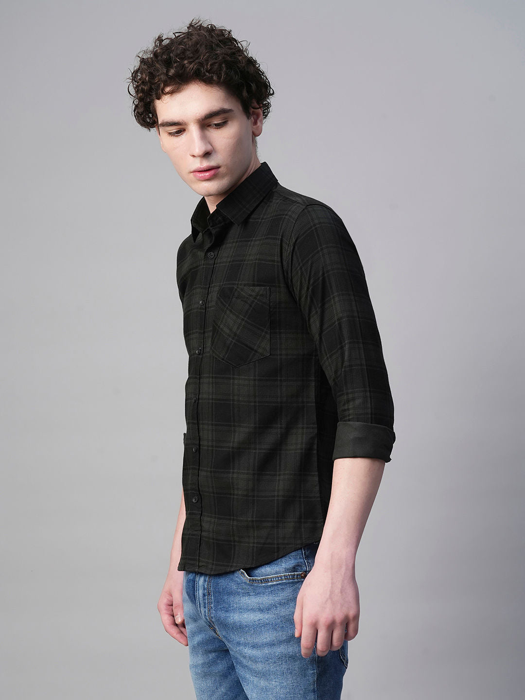 Dijon Checked Shirt for Men