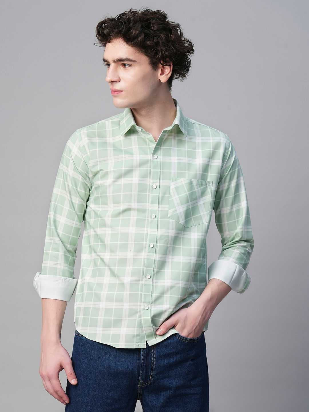 Doubs Checked Men's Shirt