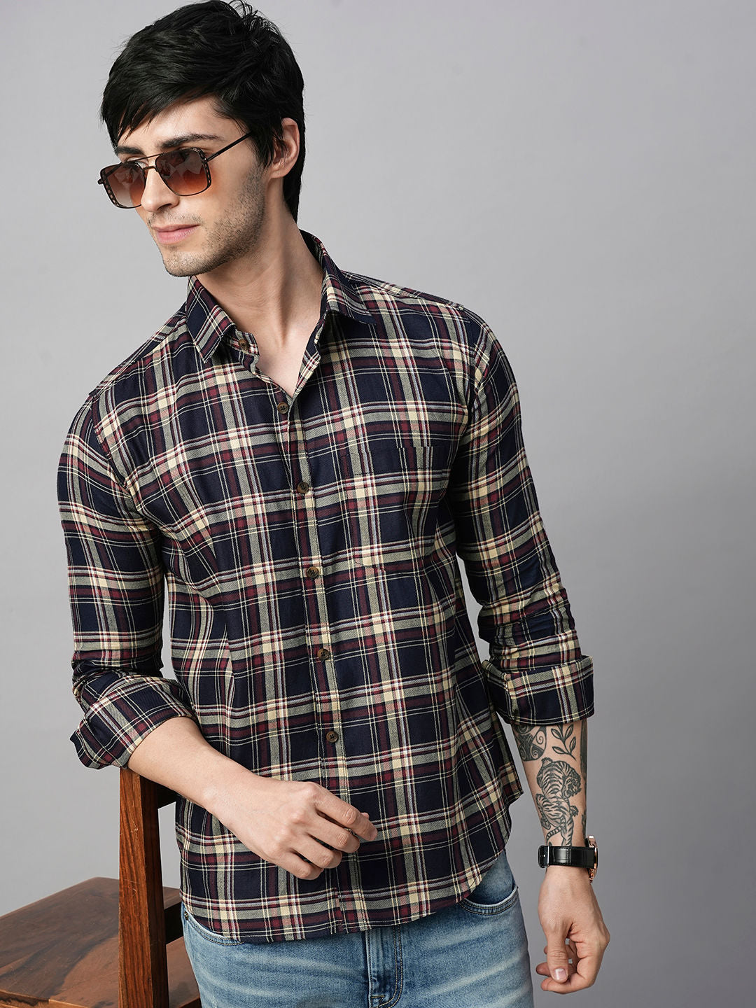 Exclusively Checked Shirts For Men