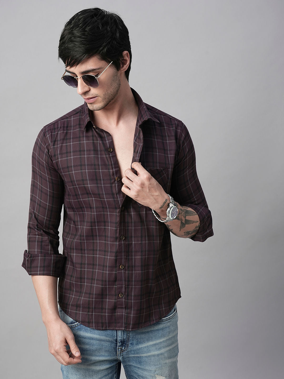 Exclusively Checked Shirts For Men