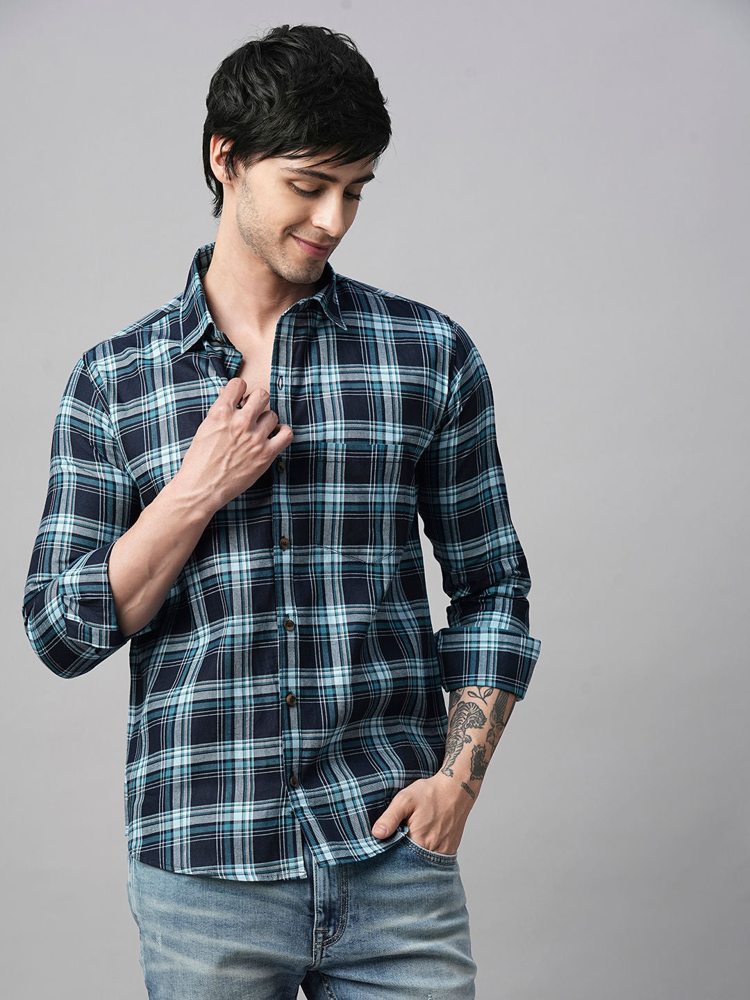 Exclusively Checked Shirts For Men