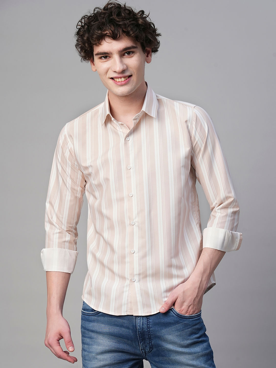 Caen Striped Shirts for Men