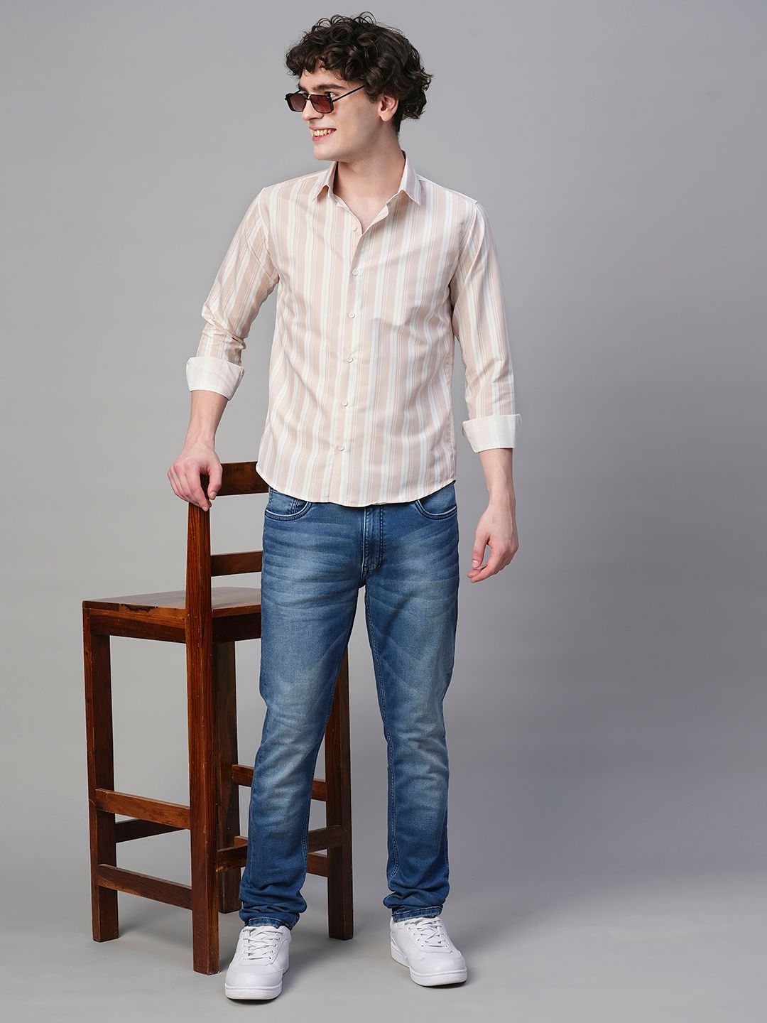 Caen Striped Shirts for Men