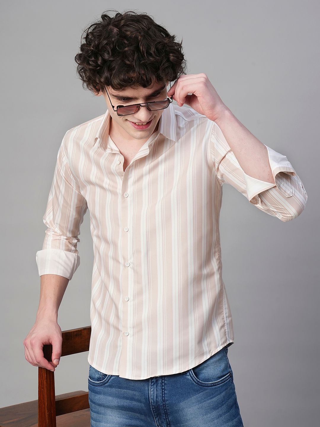 Caen Striped Shirts for Men