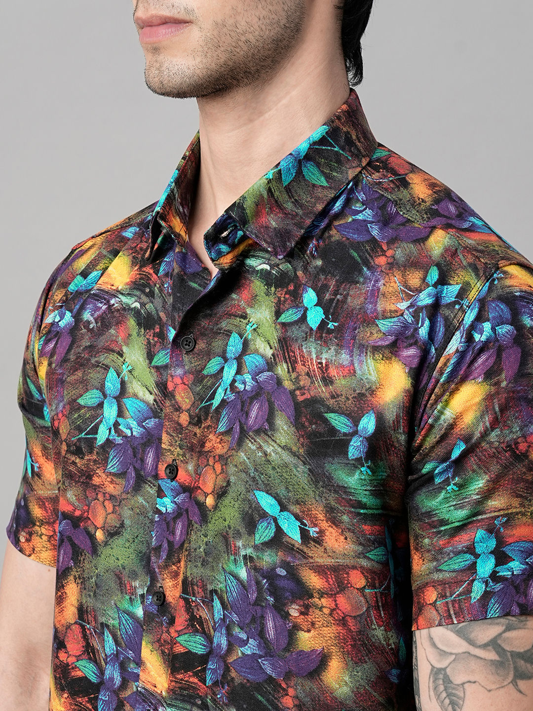 Occitanie Abstract Printed Shirts for Men