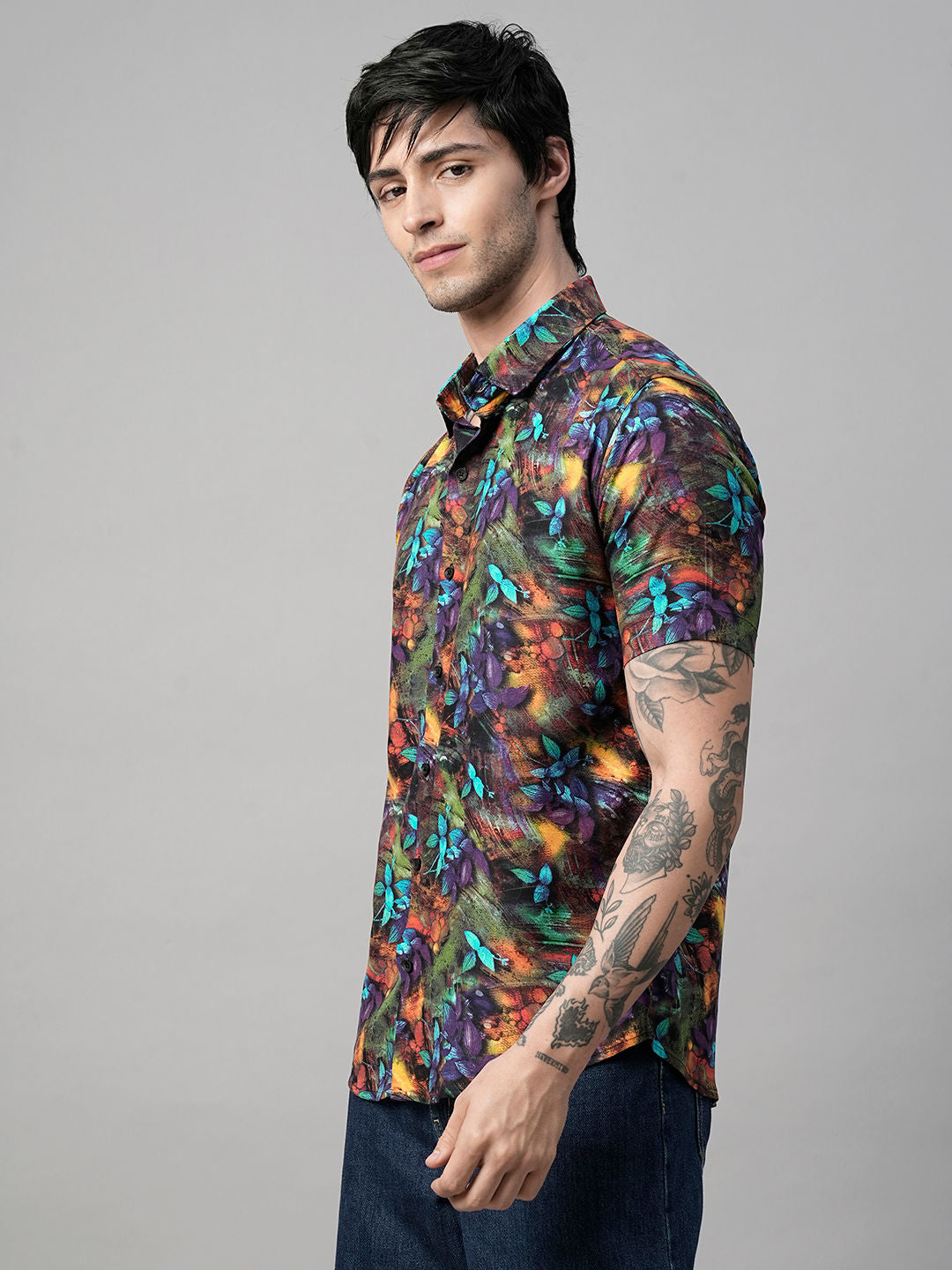 Occitanie Abstract Printed Shirts for Men