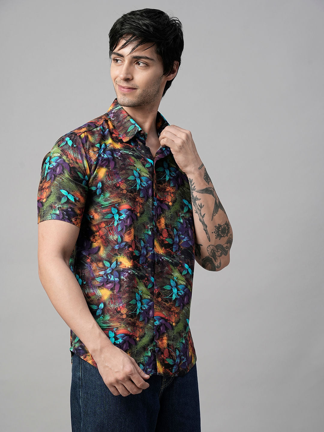 Occitanie Abstract Printed Shirts for Men