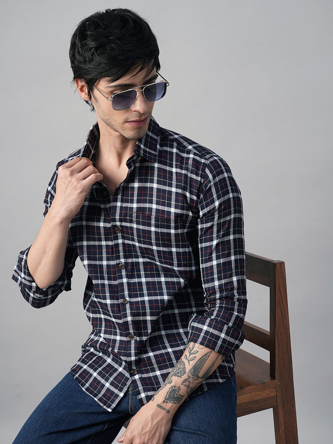 Exclusively Checked Shirts For Men