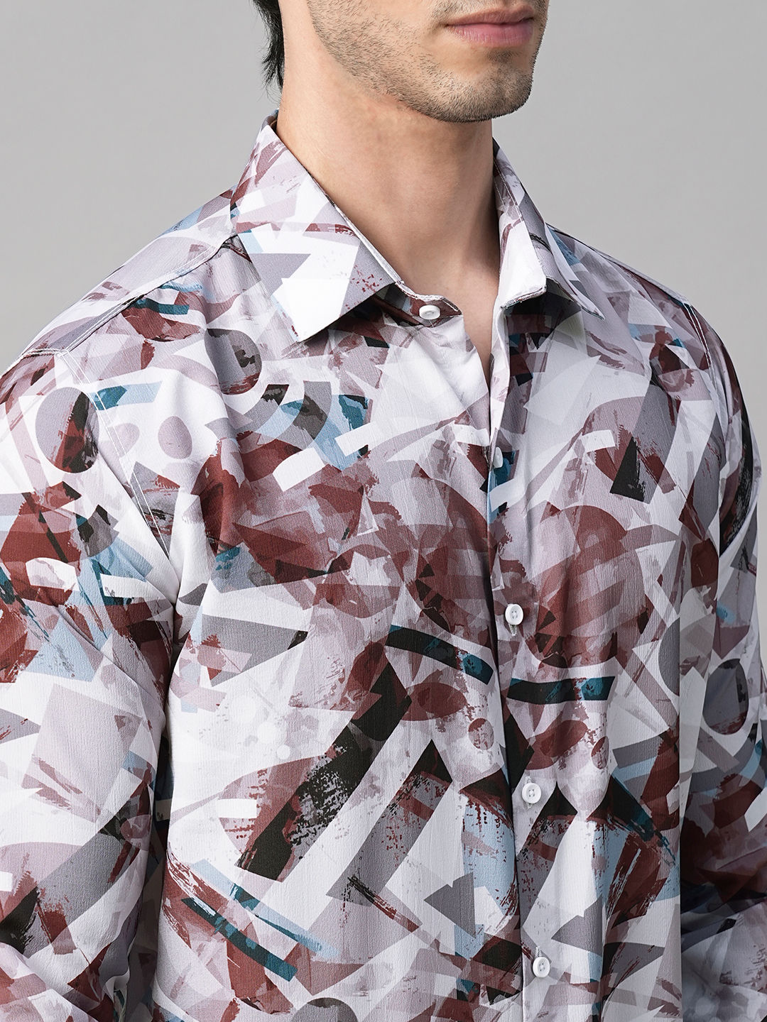 Arezzo Abstract Printed Shirts for Men