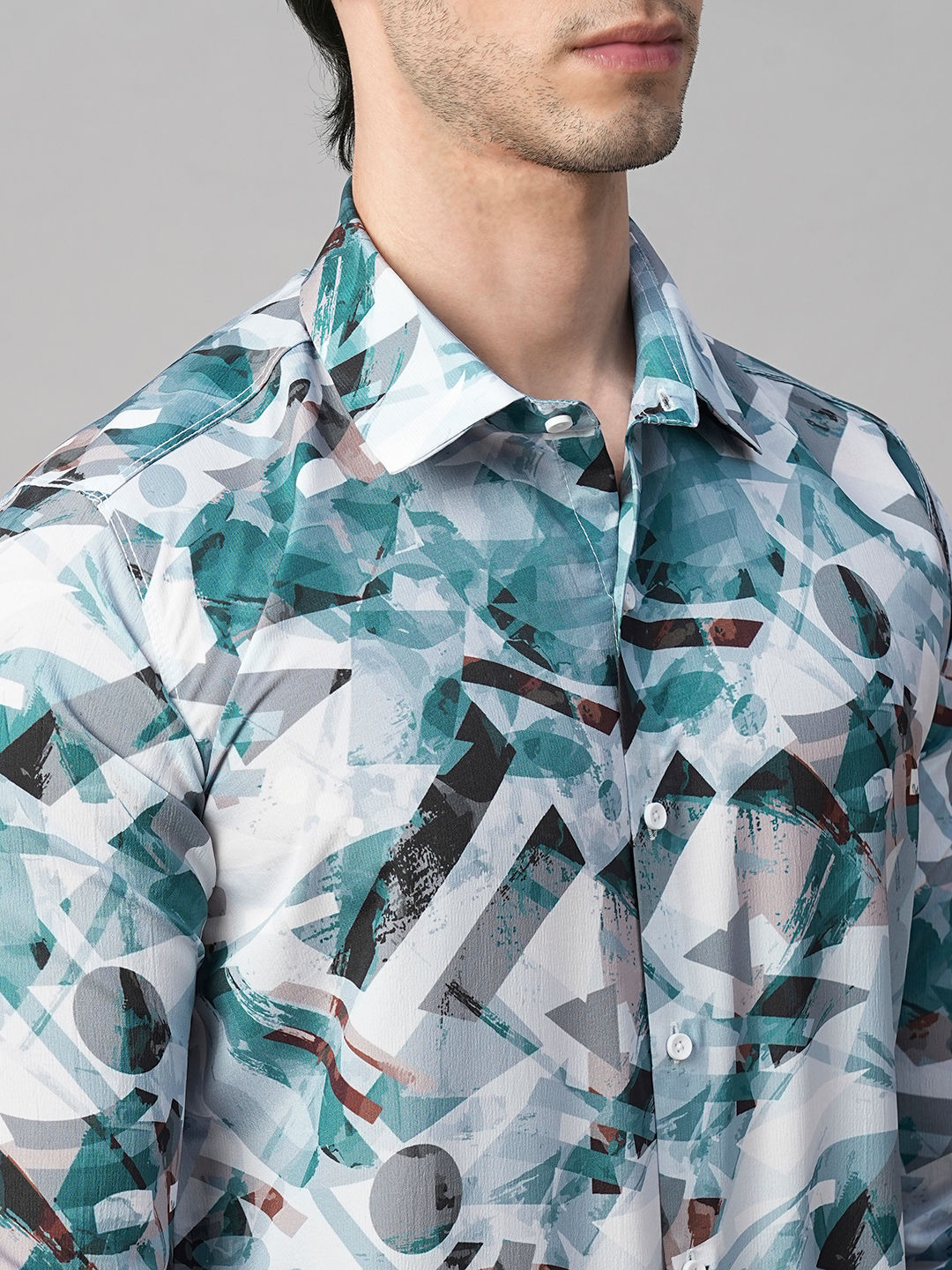 Monza Abstract Printed Shirts for Men