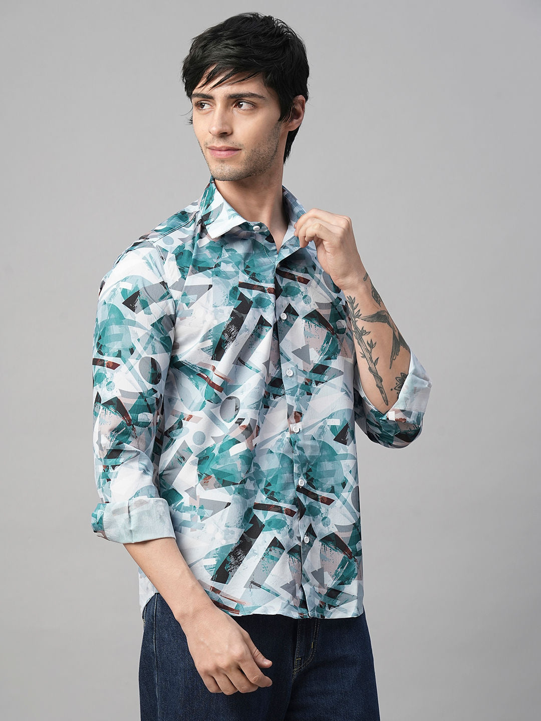 Monza Abstract Printed Shirts for Men