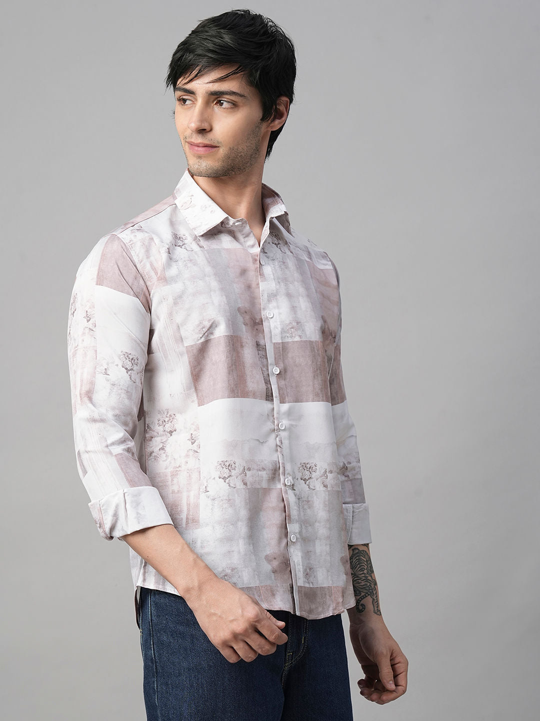 Messina Abstract Printed Shirts for Men