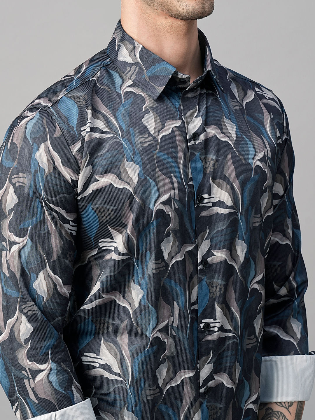 Cahors Abstract Printed Shirts for Men