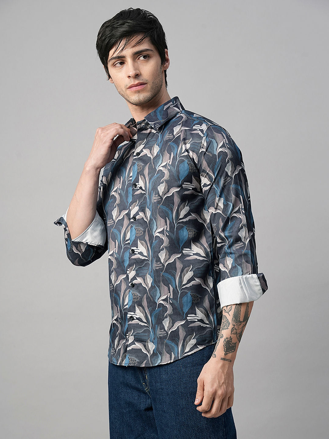 Cahors Abstract Printed Shirts for Men