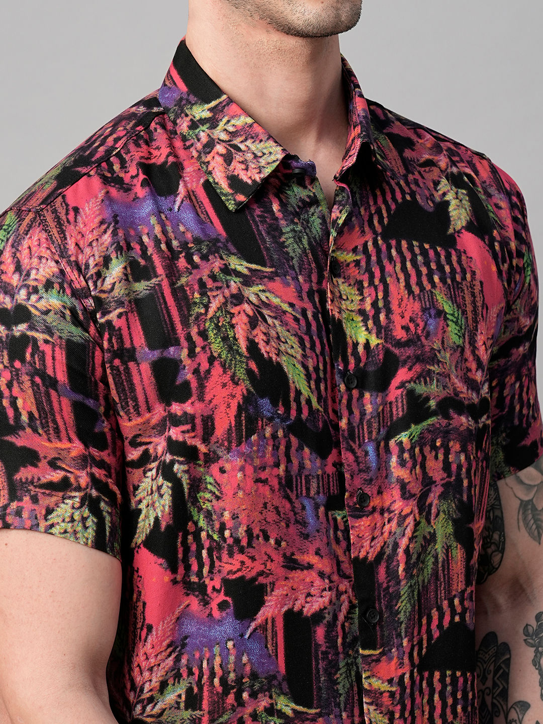 Tarn Abstract Printed Shirts for Men