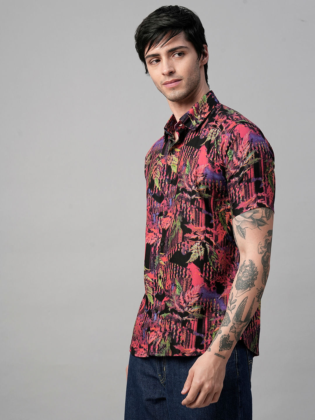 Tarn Abstract Printed Shirts for Men