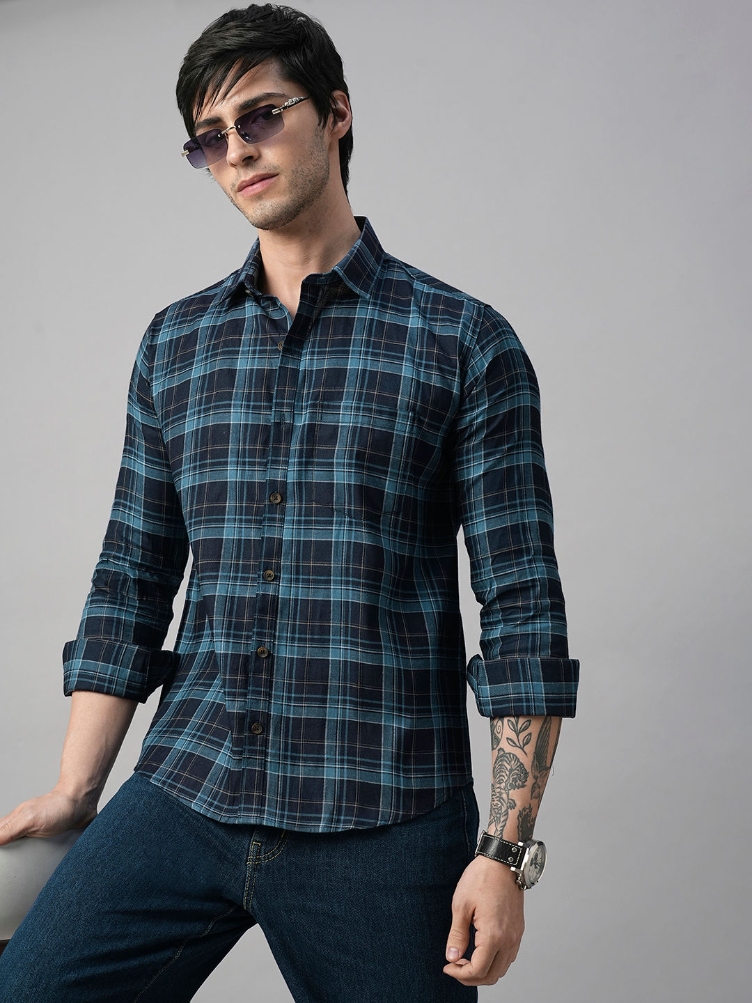 Exclusively Checked Shirts For Men