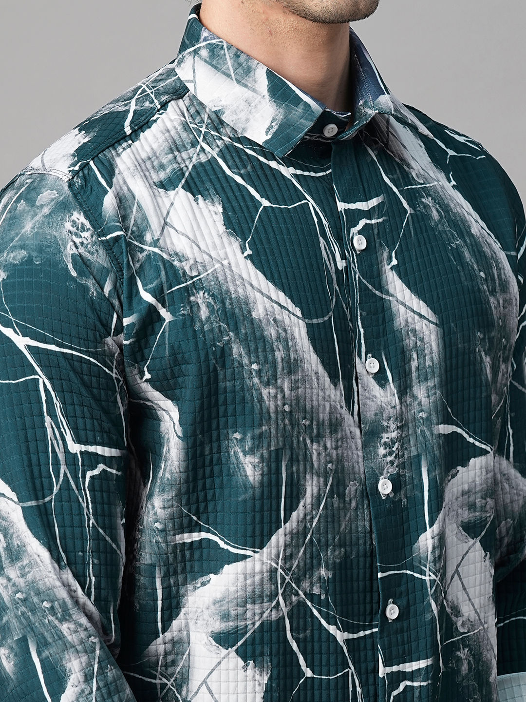 Azur Abstract Printed Shirts for Men