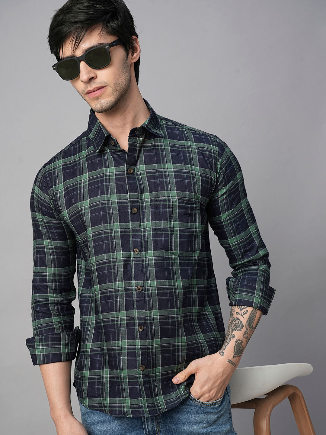 Exclusively Checked Shirts For Men