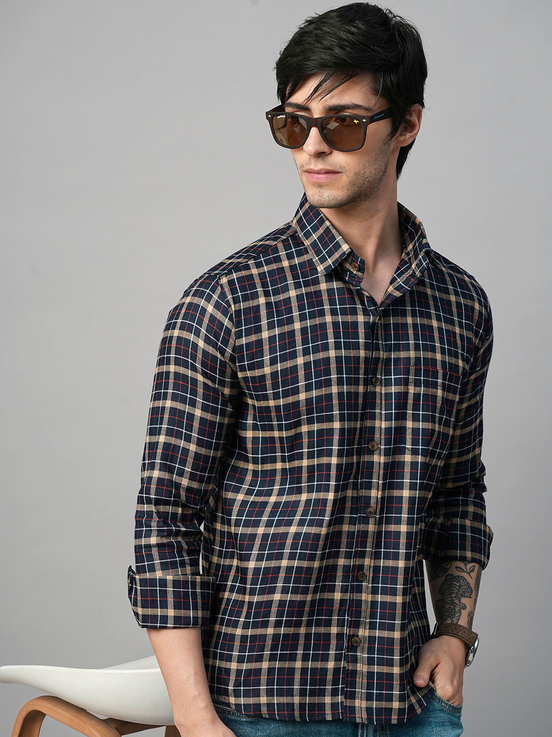 Exclusively Checked Shirts For Men